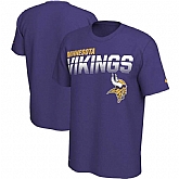 Minnesota Vikings Nike Sideline Line of Scrimmage Legend Performance T-Shirt Purple,baseball caps,new era cap wholesale,wholesale hats